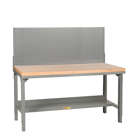LITTLE GIANT Workbenches, 72" W, 28-3/4" to 42-3/4" Height, 3000 lb. WSJ2-3672-AH-PB